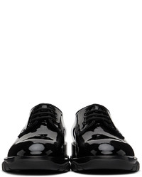 Chaussures derby en cuir noires Alexander McQueen