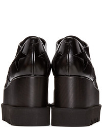 Chaussures derby en cuir noires Stella McCartney