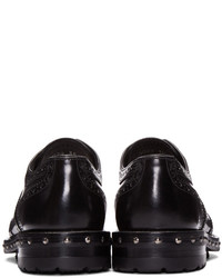 Chaussures derby en cuir noires Dolce & Gabbana