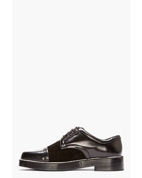 Chaussures derby en cuir noires Nicholas Kirkwood