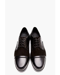 Chaussures derby en cuir noires Nicholas Kirkwood