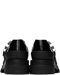 Chaussures derby en cuir noires Givenchy