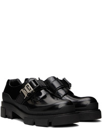 Chaussures derby en cuir noires Givenchy