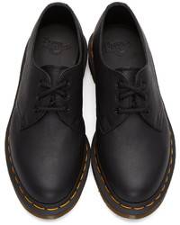 Chaussures derby en cuir noires Dr. Martens