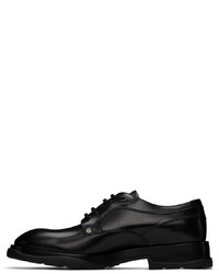 Chaussures derby en cuir noires Alexander McQueen