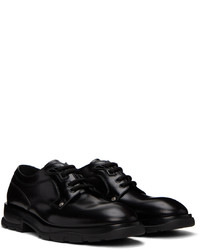 Chaussures derby en cuir noires Alexander McQueen