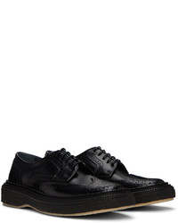 Chaussures derby en cuir noires ADIEU