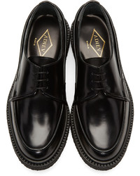 Chaussures derby en cuir noires ADIEU