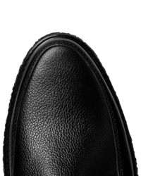 Chaussures derby en cuir noires A.P.C.