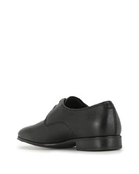 Chaussures derby en cuir noires Salvatore Ferragamo