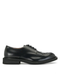 Chaussures derby en cuir noires Bottega Veneta