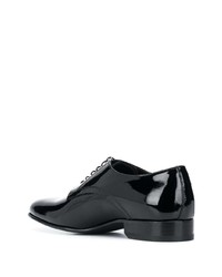 Chaussures derby en cuir noires Scarosso