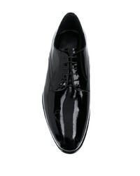 Chaussures derby en cuir noires Scarosso