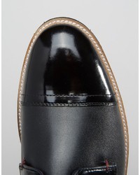 Chaussures derby en cuir noires Ted Baker