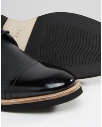 Chaussures derby en cuir noires Ted Baker