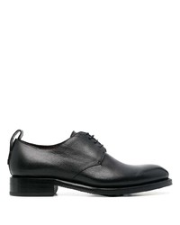 Chaussures derby en cuir noires Brioni