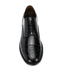 Chaussures derby en cuir noires Dolce & Gabbana