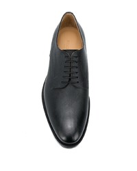 Chaussures derby en cuir noires Scarosso