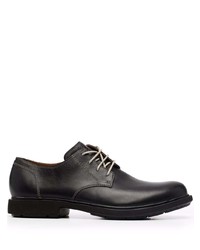 Chaussures derby en cuir noires Camper