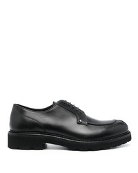 Chaussures derby en cuir noires Canali