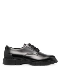 Chaussures derby en cuir noires Car Shoe