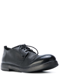 Chaussures derby en cuir noires Marsèll