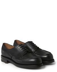 Chaussures derby en cuir noires