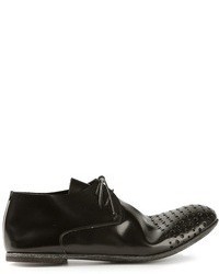 Chaussures derby en cuir noires