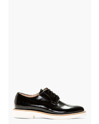 Chaussures derby en cuir noires