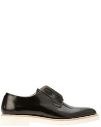 Chaussures derby en cuir noires