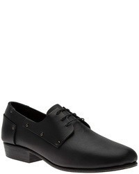 Chaussures derby en cuir noires