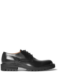 Chaussures derby en cuir noires