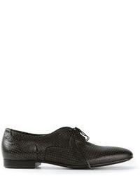 Chaussures derby en cuir noires