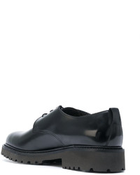 Chaussures derby en cuir noires Doucal's