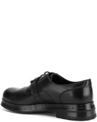 Chaussures derby en cuir noires Dolce & Gabbana