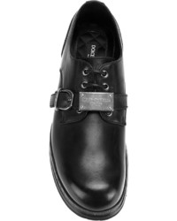 Chaussures derby en cuir noires Dolce & Gabbana