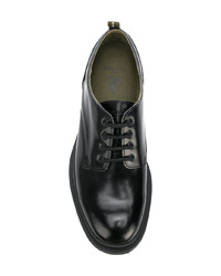 Chaussures derby en cuir noires Pezzol 1951