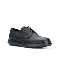 Chaussures derby en cuir noires Giorgio Armani