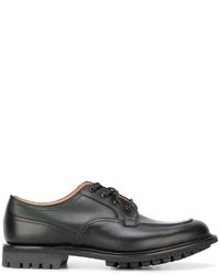 Chaussures derby en cuir noires Church's