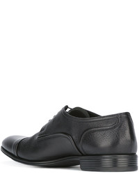 Chaussures derby en cuir noires Fabi