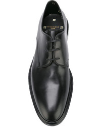 Chaussures derby en cuir noires Givenchy