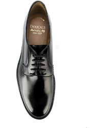 Chaussures derby en cuir noires Doucal's