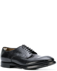 Chaussures derby en cuir noires Officine Creative