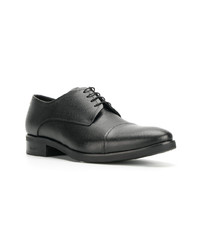 Chaussures derby en cuir noires Baldinini