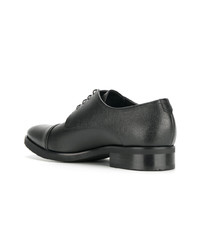 Chaussures derby en cuir noires Baldinini