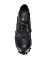 Chaussures derby en cuir noires Marsèll