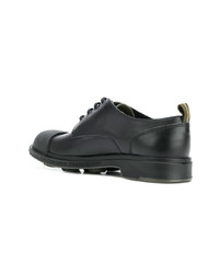 Chaussures derby en cuir noires Pezzol 1951