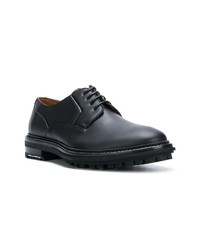 Chaussures derby en cuir noires Lanvin