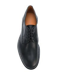 Chaussures derby en cuir noires Lanvin