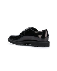 Chaussures derby en cuir noires Tod's